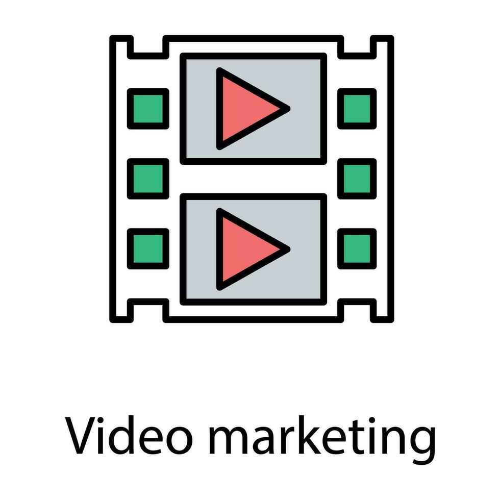ícone de marketing digital vetor