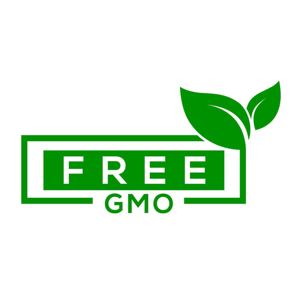 livre OGM vetor logotipo, branco fundo livre OGM logotipo ou ícone