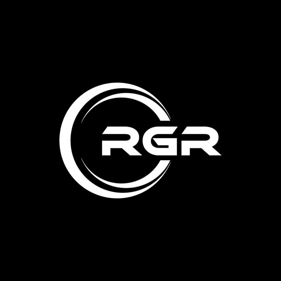 rgr logotipo projeto, inspiração para uma único identidade. moderno elegância e criativo Projeto. marca d'água seu sucesso com a impressionante isto logotipo. vetor