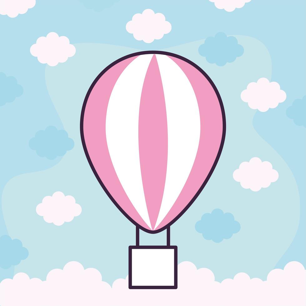 ícone de balão de ar vetor