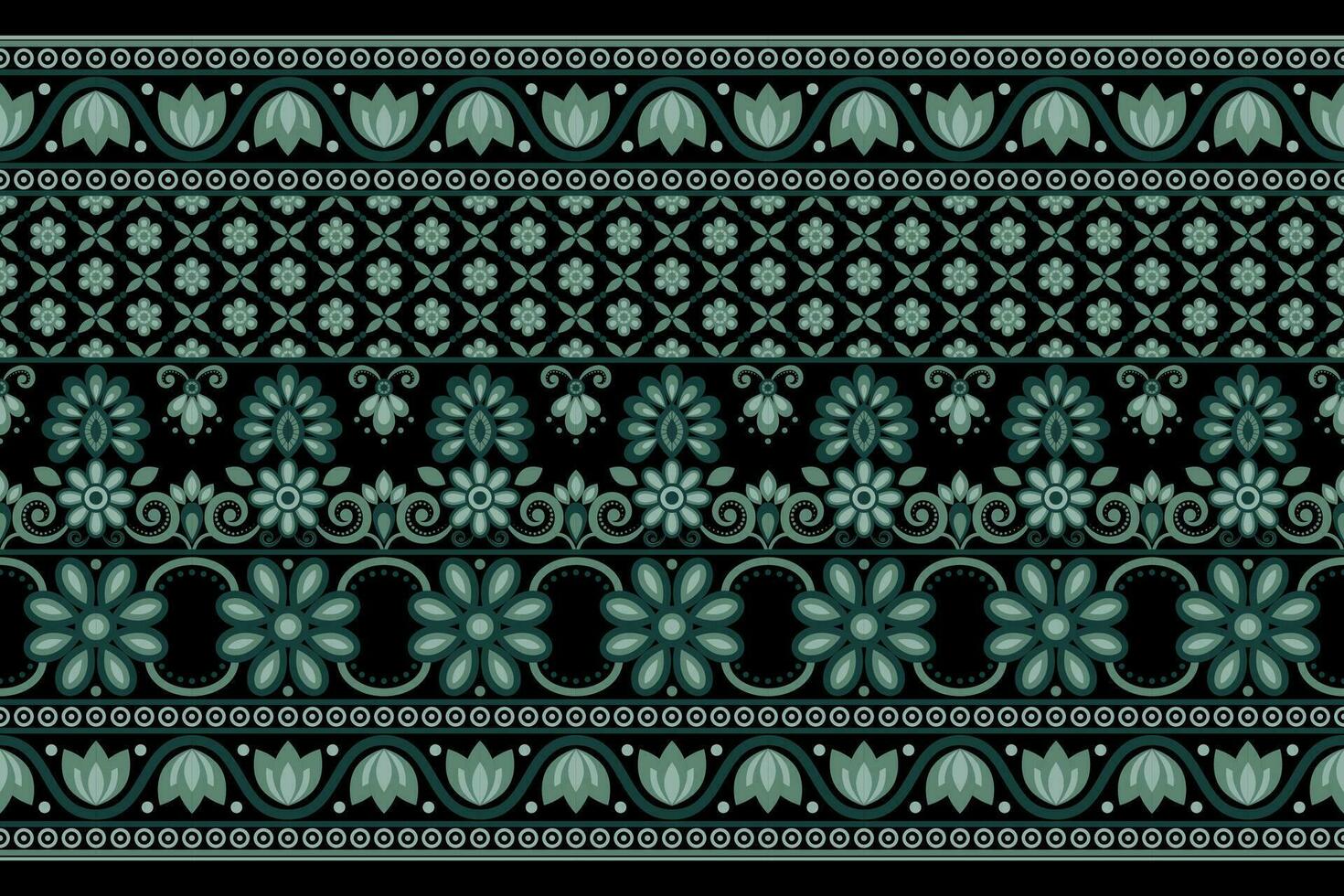 floral desatado fundo. padronizar geométrico étnico renda padronizar Projeto floral bordado para têxtil tecido impressão papel de parede tapete. bordado pescoço vetor