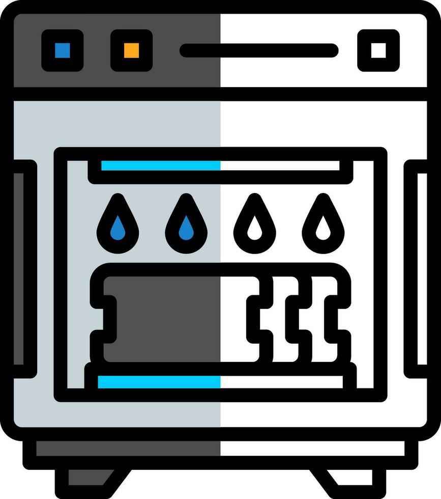 design de ícone de vetor de lava-louças