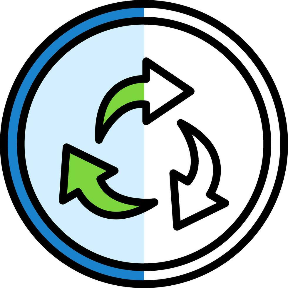 reciclar o design do ícone do vetor
