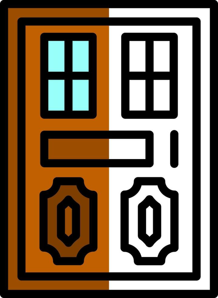 design de ícone de vetor de porta