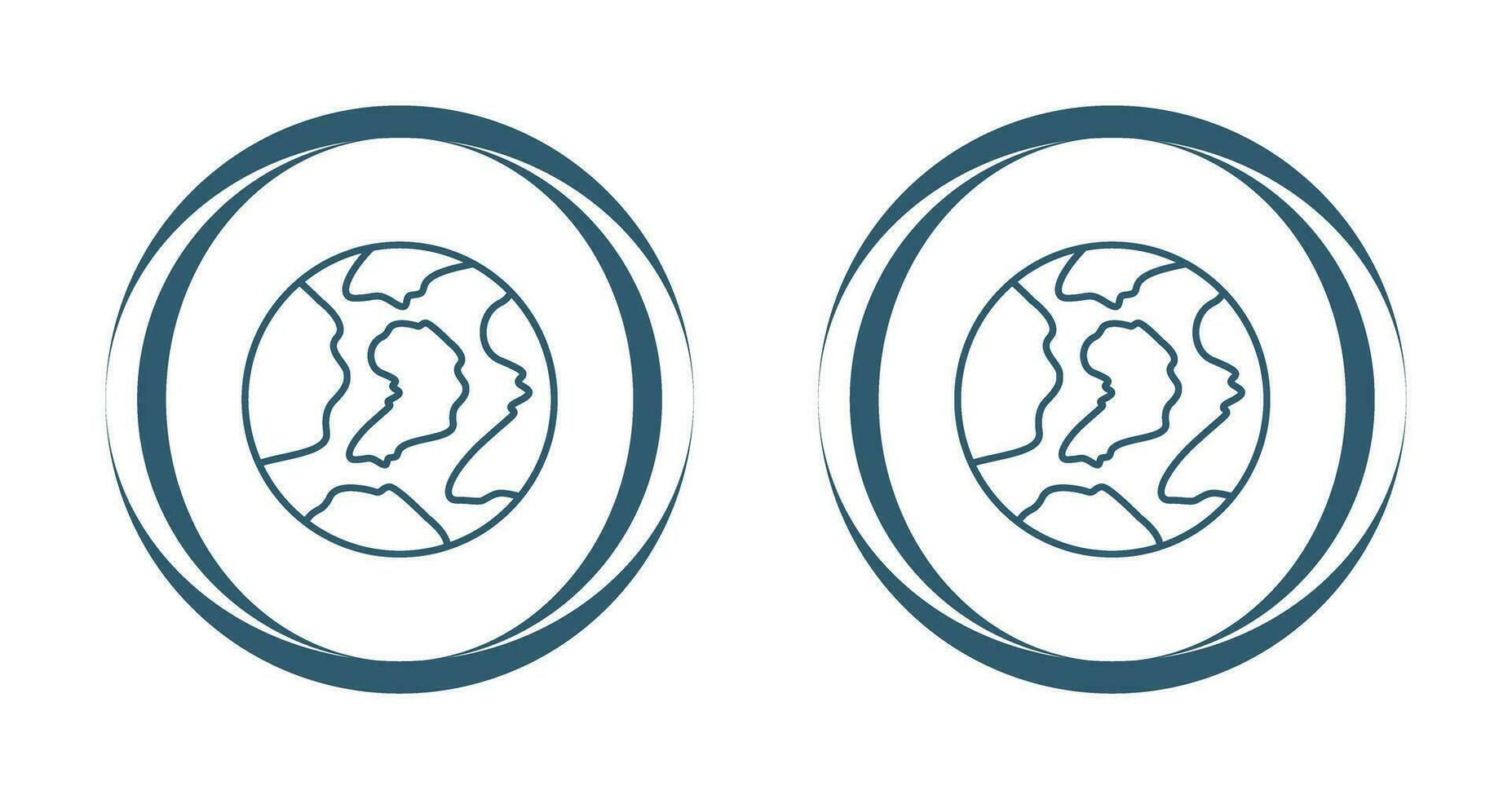 ícone de vetor do mundo