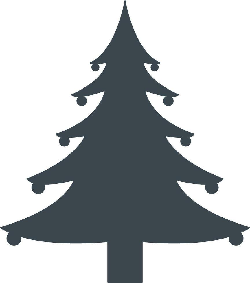 ícone da árvore de natal vetor