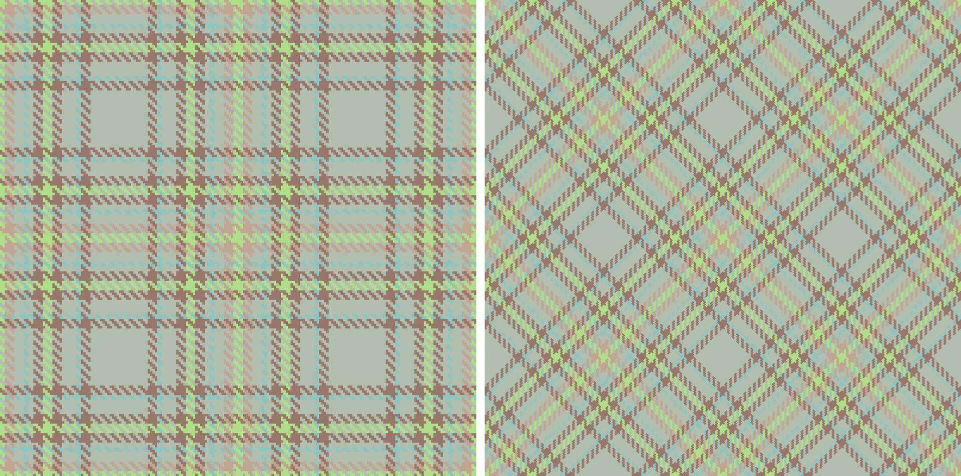 padronizar Verifica desatado do vetor têxtil fundo com uma tecido xadrez textura tartan.