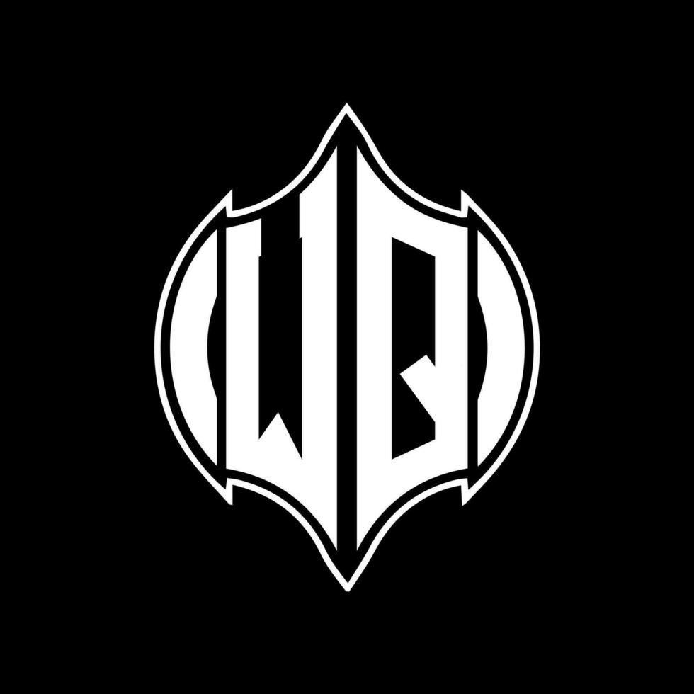 wq carta logotipo Projeto. wq criativo monograma iniciais carta logotipo conceito. wq único moderno plano abstrato vetor carta logotipo Projeto.