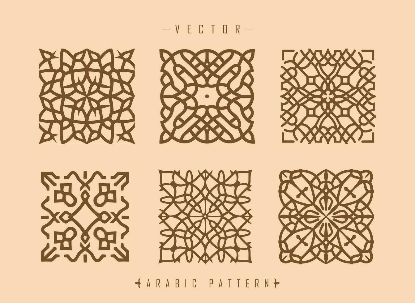 árabe padronizar arte meio Oriental estilo padronizar vetor