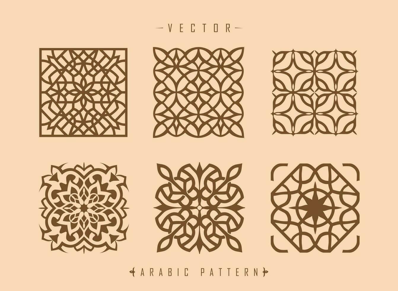 árabe padronizar arte meio Oriental estilo padronizar vetor