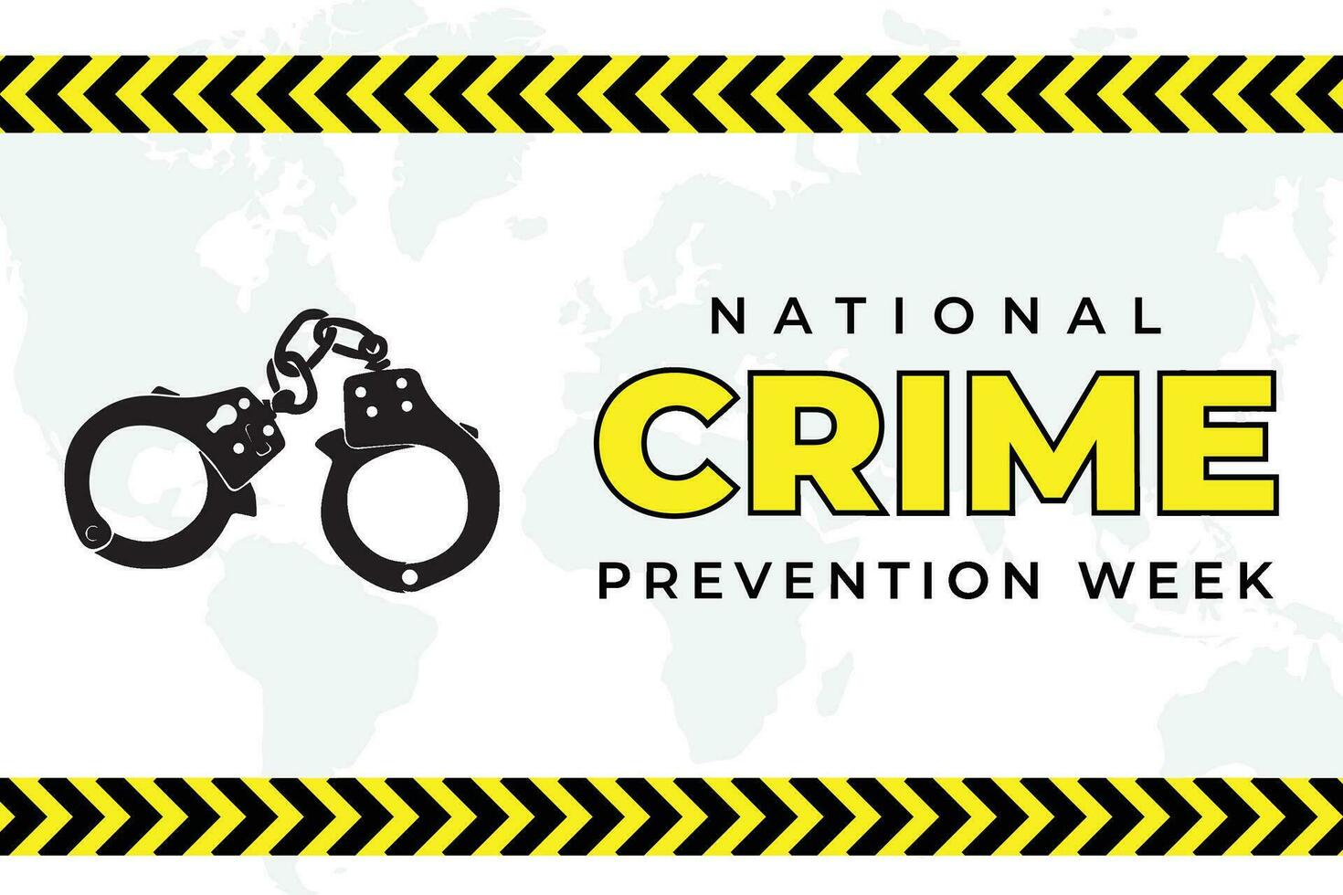 nacional crime prevenção semana vetor