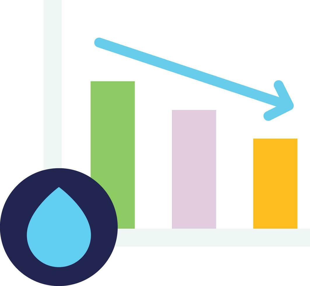 analytics ícone vetor plano ilustração