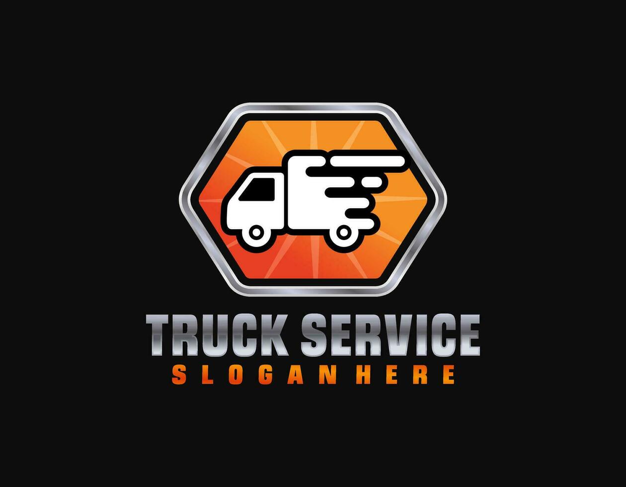 vetor do logotipo do caminhão
