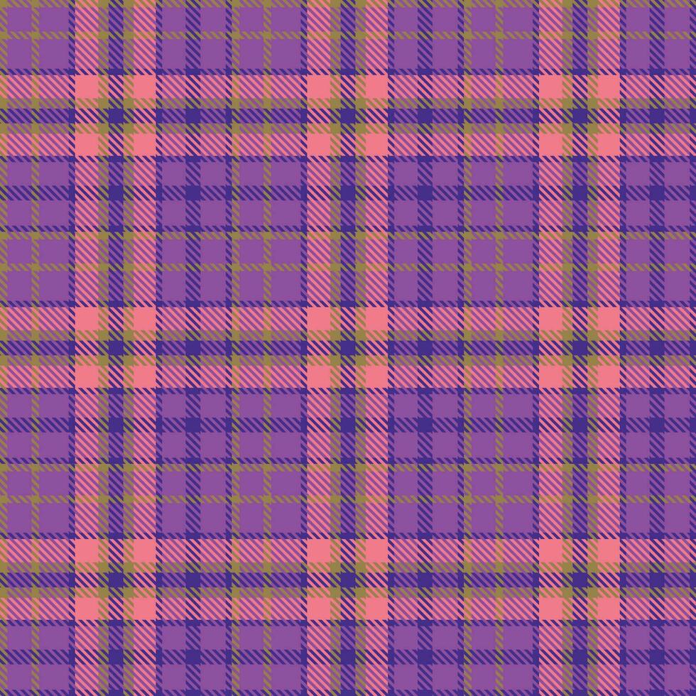 vetor de padrão xadrez, fundo de tecido tartan