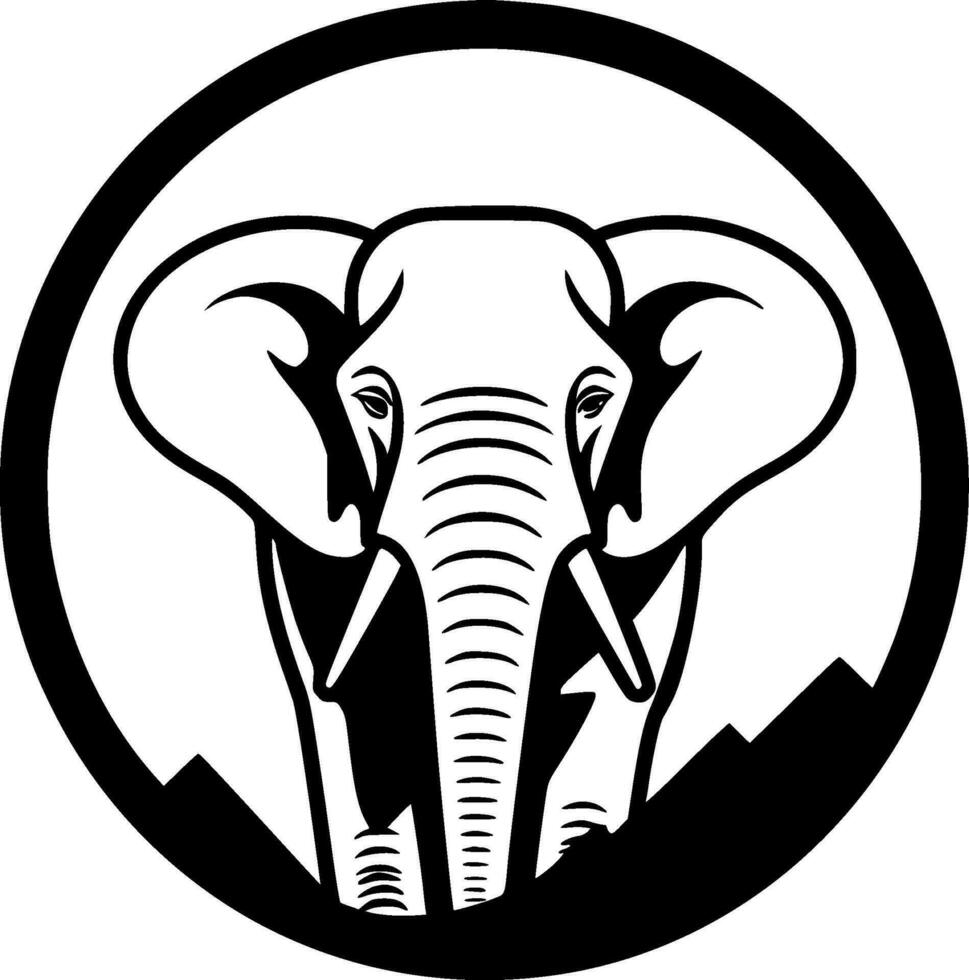 elefante - Alto qualidade vetor logotipo - vetor ilustração ideal para camiseta gráfico