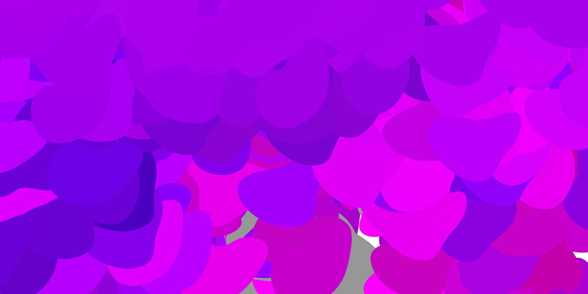 pano de fundo vector roxo escuro com formas caóticas.