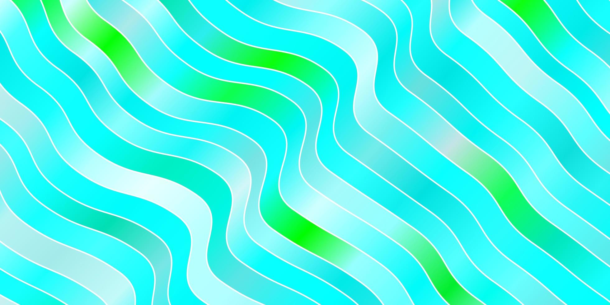layout de vetor de azul claro e verde com arco circular. ilustração colorida, que consiste em curvas. design inteligente para suas promoções.