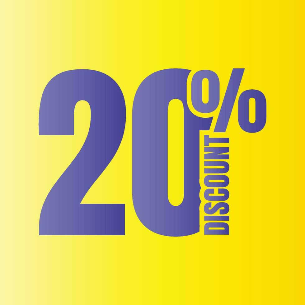 20 por cento desconto acordo ícone, 20 por cento especial oferta desconto vetor, 20 por cento venda preço redução oferecer, Sexta-feira compras venda desconto percentagem Projeto vetor