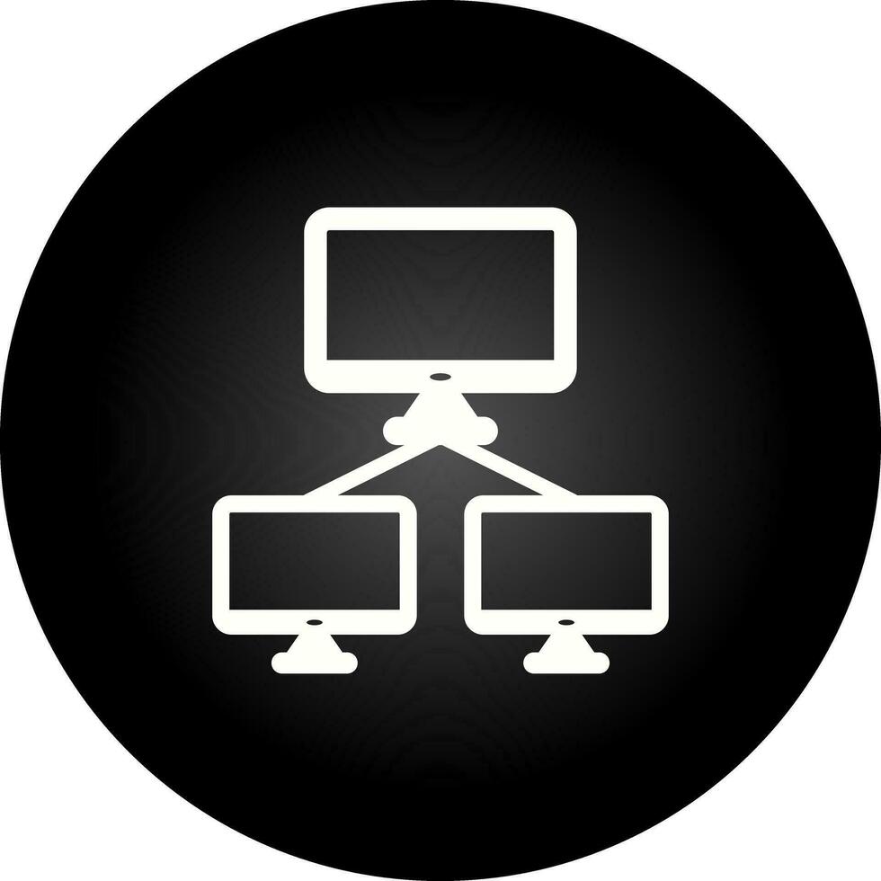 rede monitoramento vetor ícone