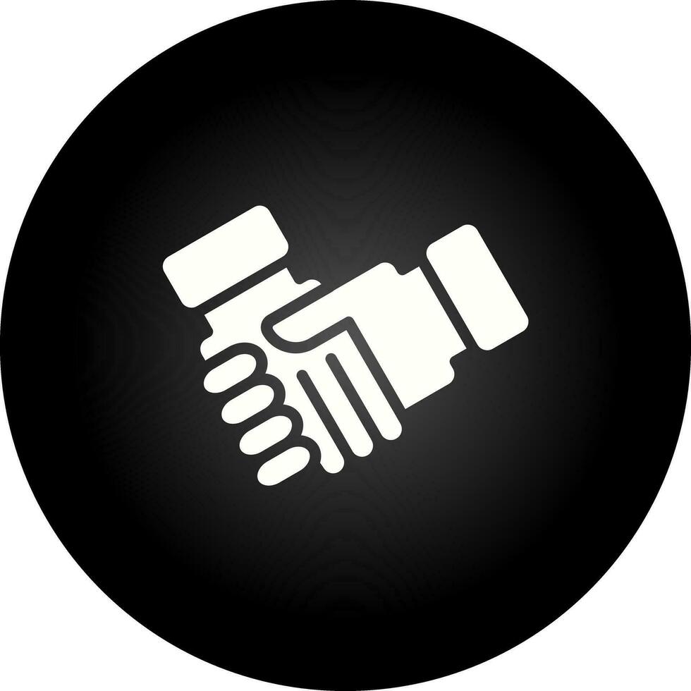ícone de vetor de aperto de mão