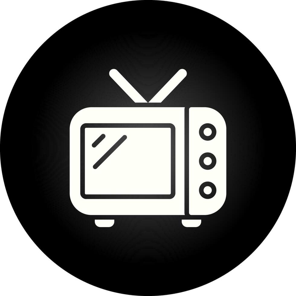 ícone de vetor de televisão