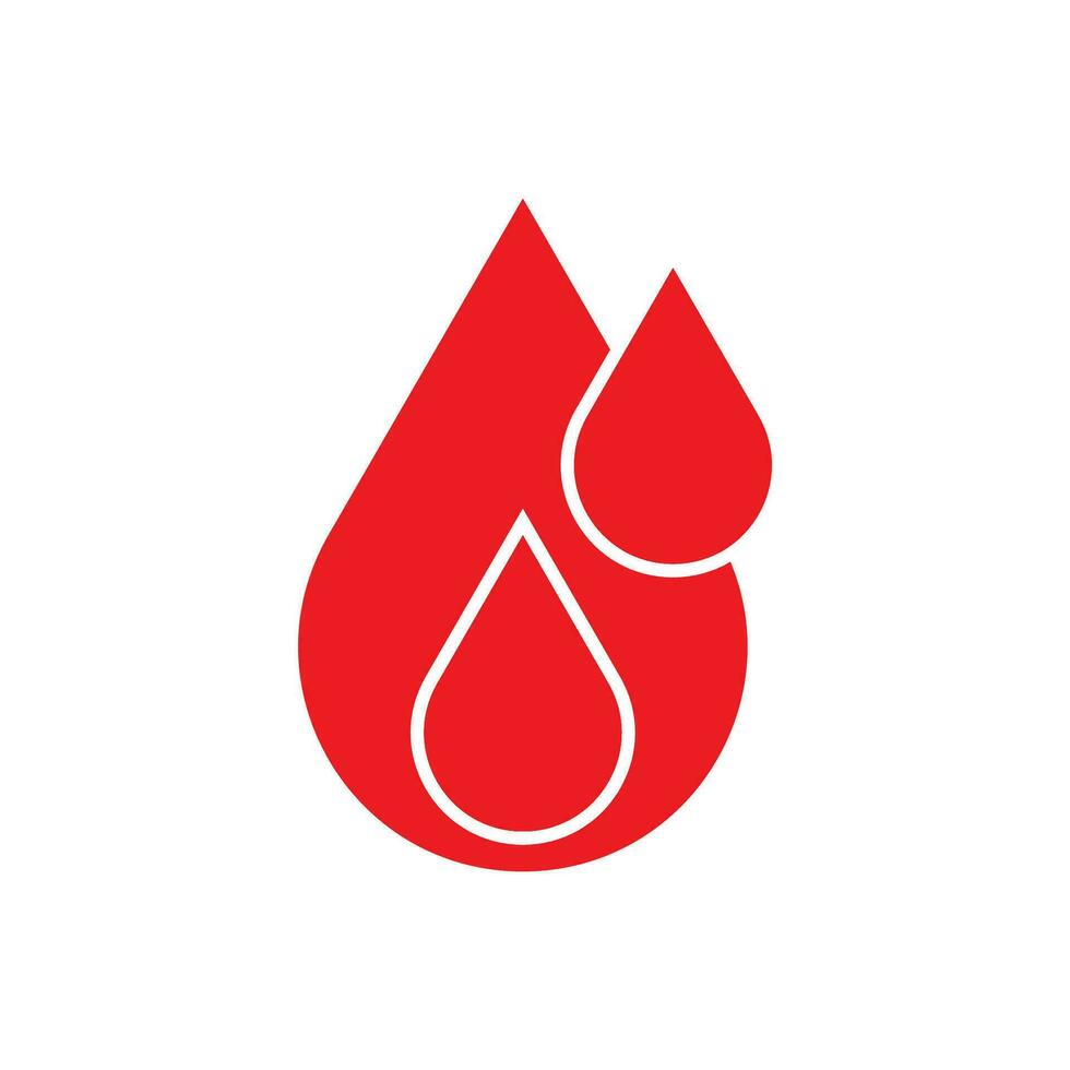 humano sangue logotipo modelo vetor ícone ilustração Projeto em branco fundo.