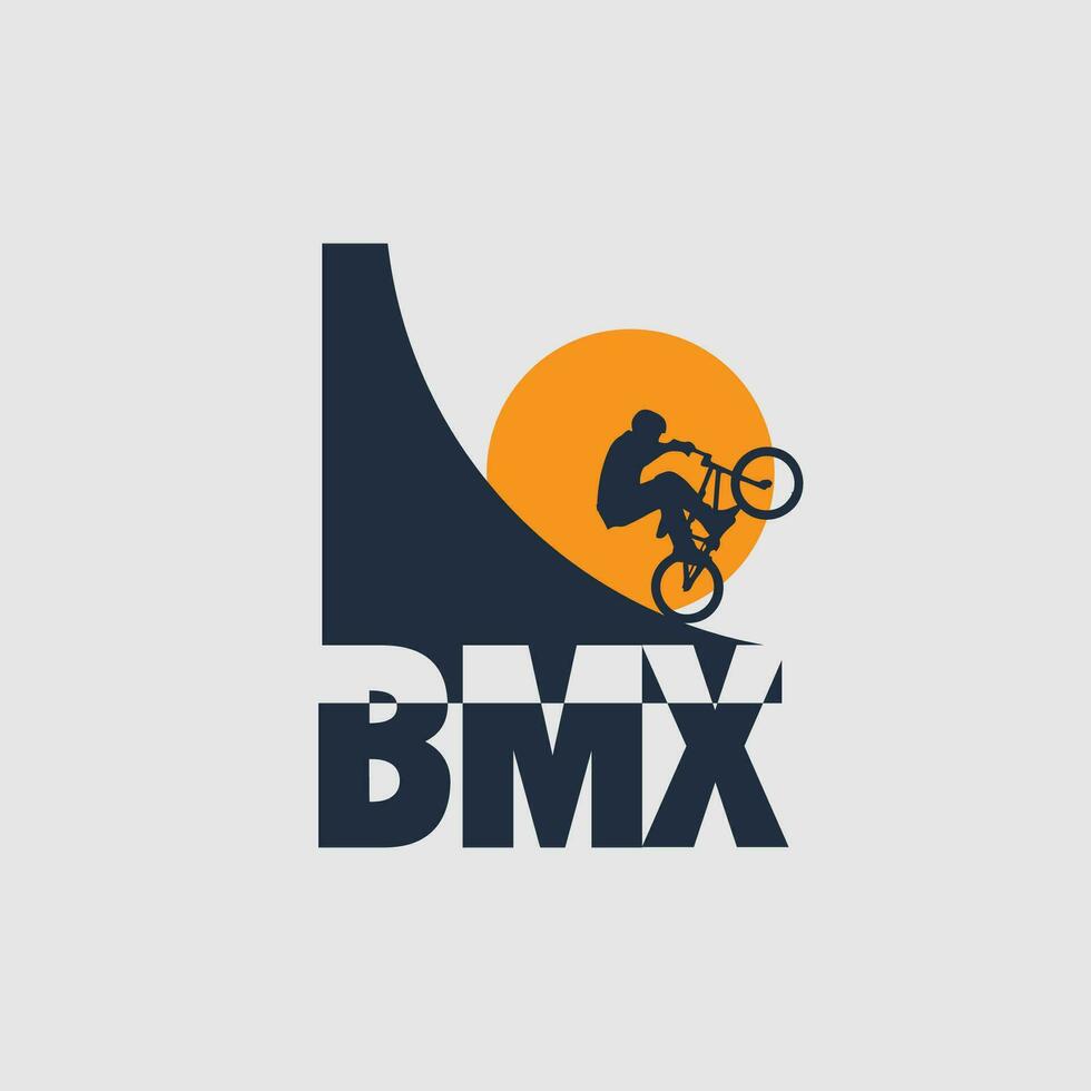 vetor de logotipo de mountain bike