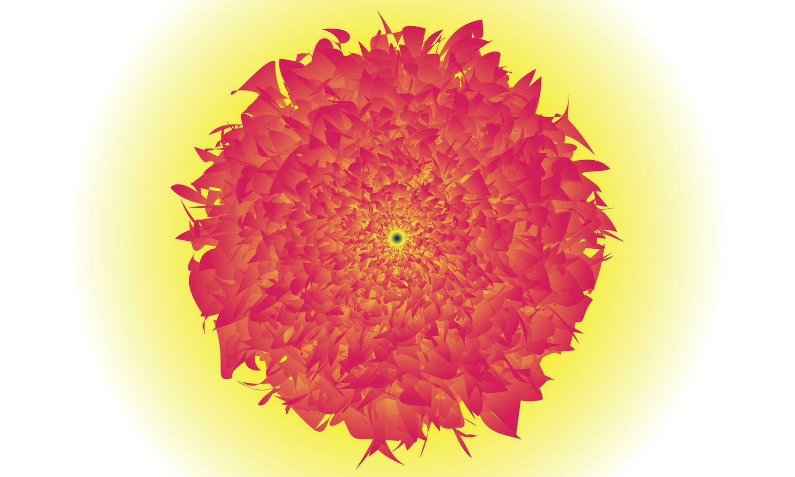 lindo floral Projeto ilustração usando Misturando ferramenta e gradientes vetor