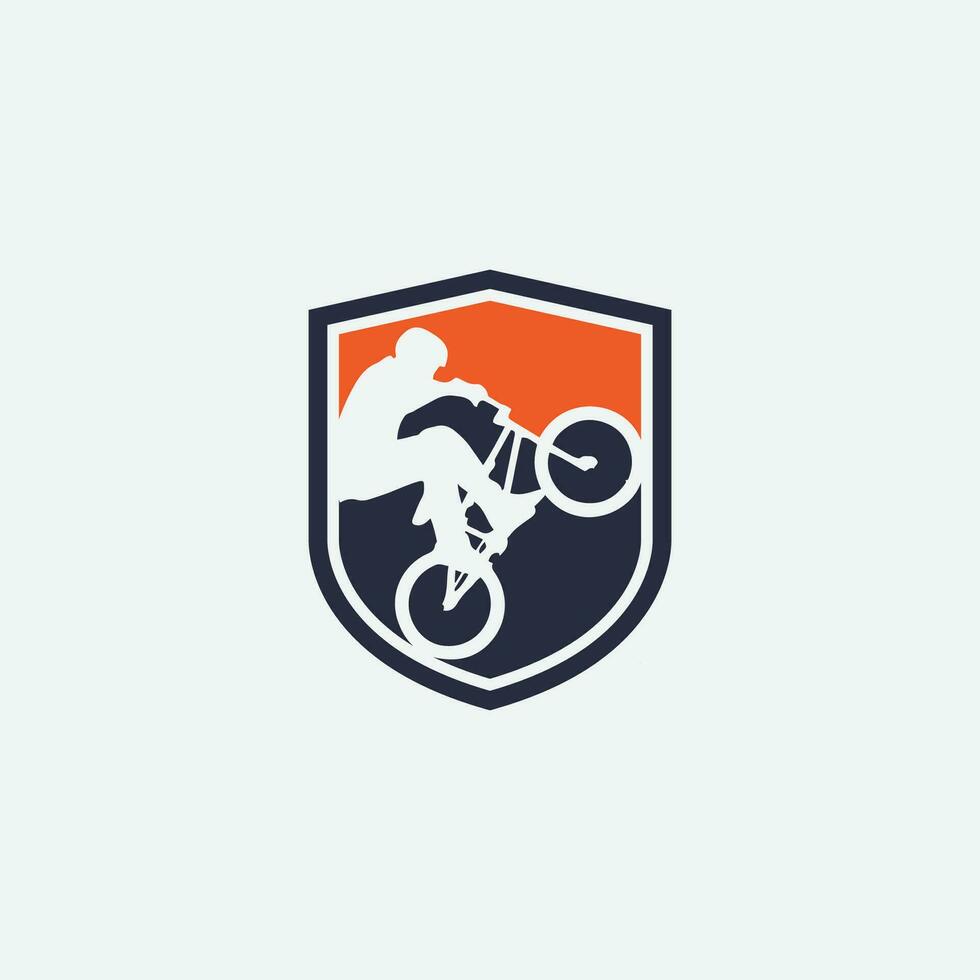 logotipo de mountain bike vetor