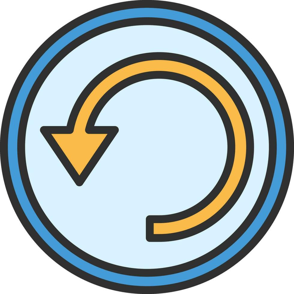 circular seta vetor ícone Projeto