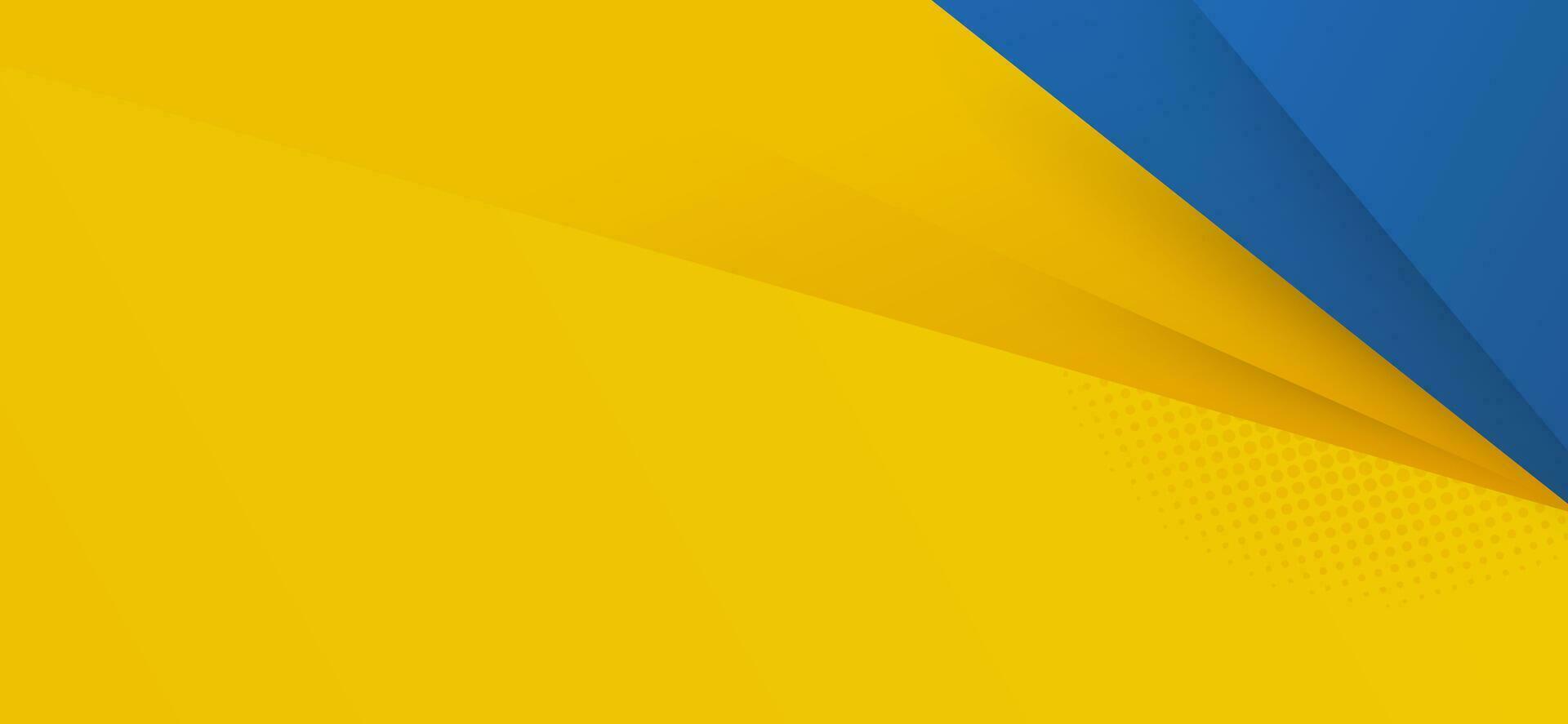 amarelo fundo usava dentro textura projeto, brilhante poster, bandeira amarelo e azul fundo. uma na moda abstrato fundo Projeto vetor