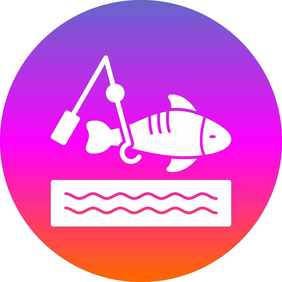 design de ícone de vetor de pesca