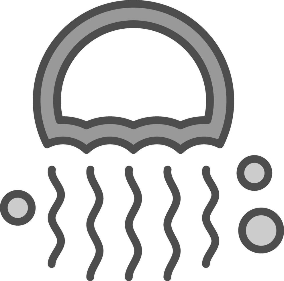design de ícone de vetor de água-viva