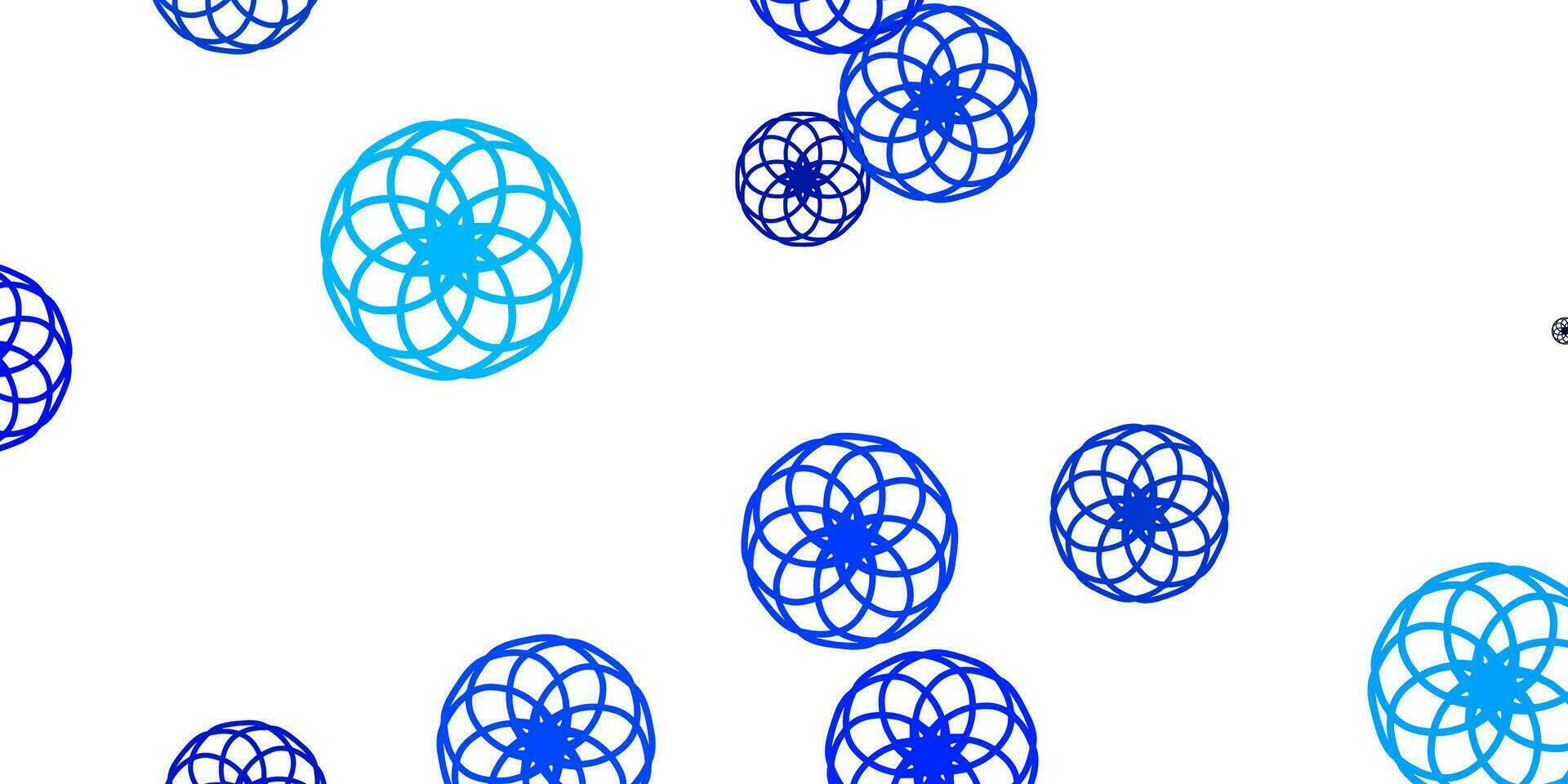 modelo de vetor azul claro com círculos.