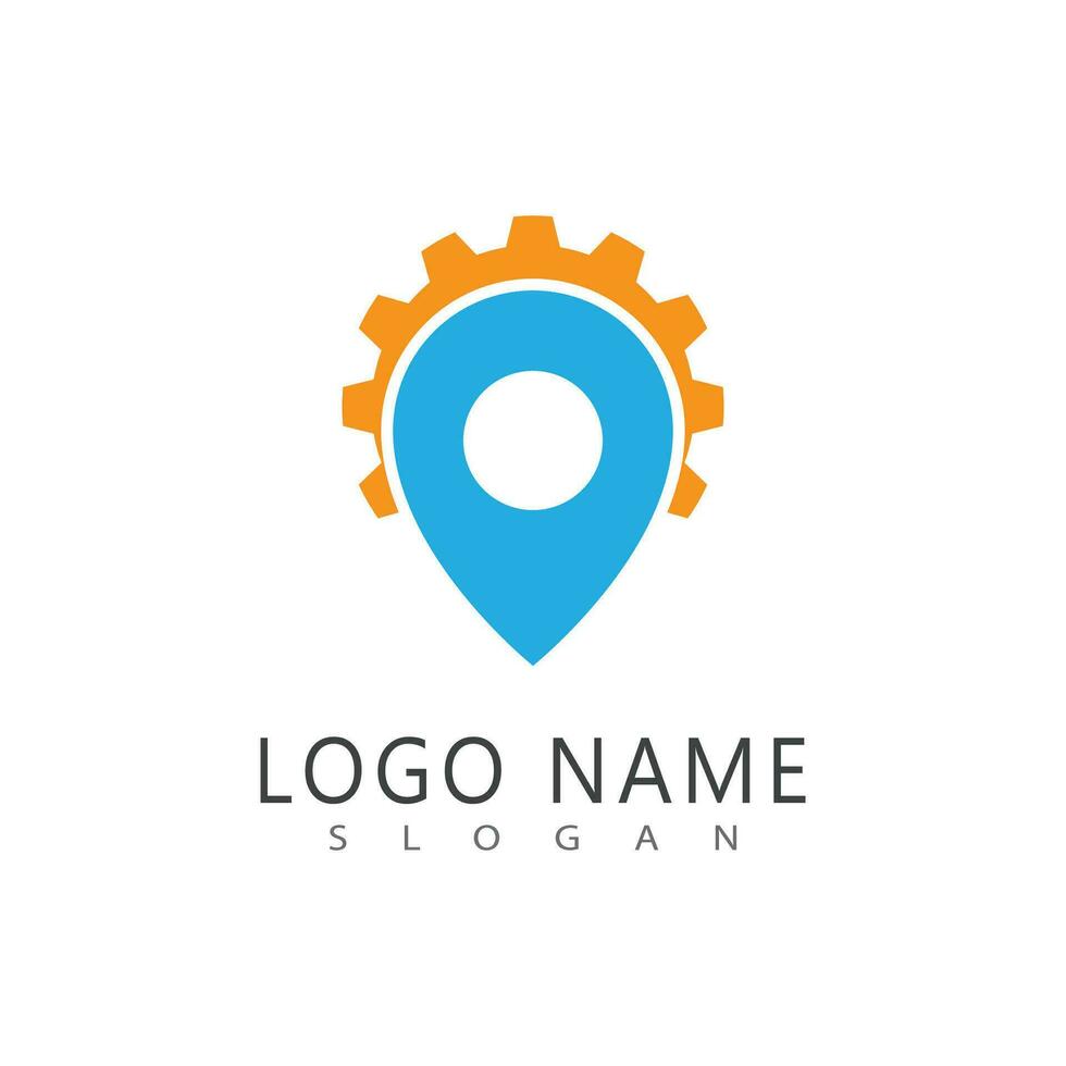 localização logotipo vetor ilustração o negócio elemento e símbolo