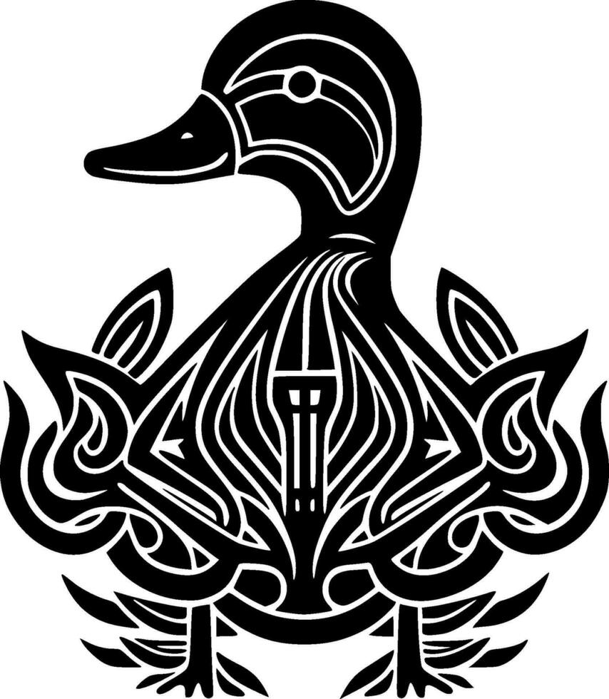 Pato - Alto qualidade vetor logotipo - vetor ilustração ideal para camiseta gráfico