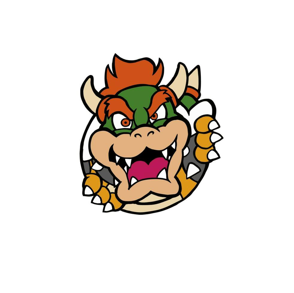 fofa ilustração desenhos para a personagens dentro a super mario manos jogos vetor