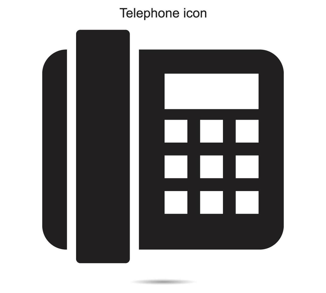 Telefone ícone, vetor ilustração.