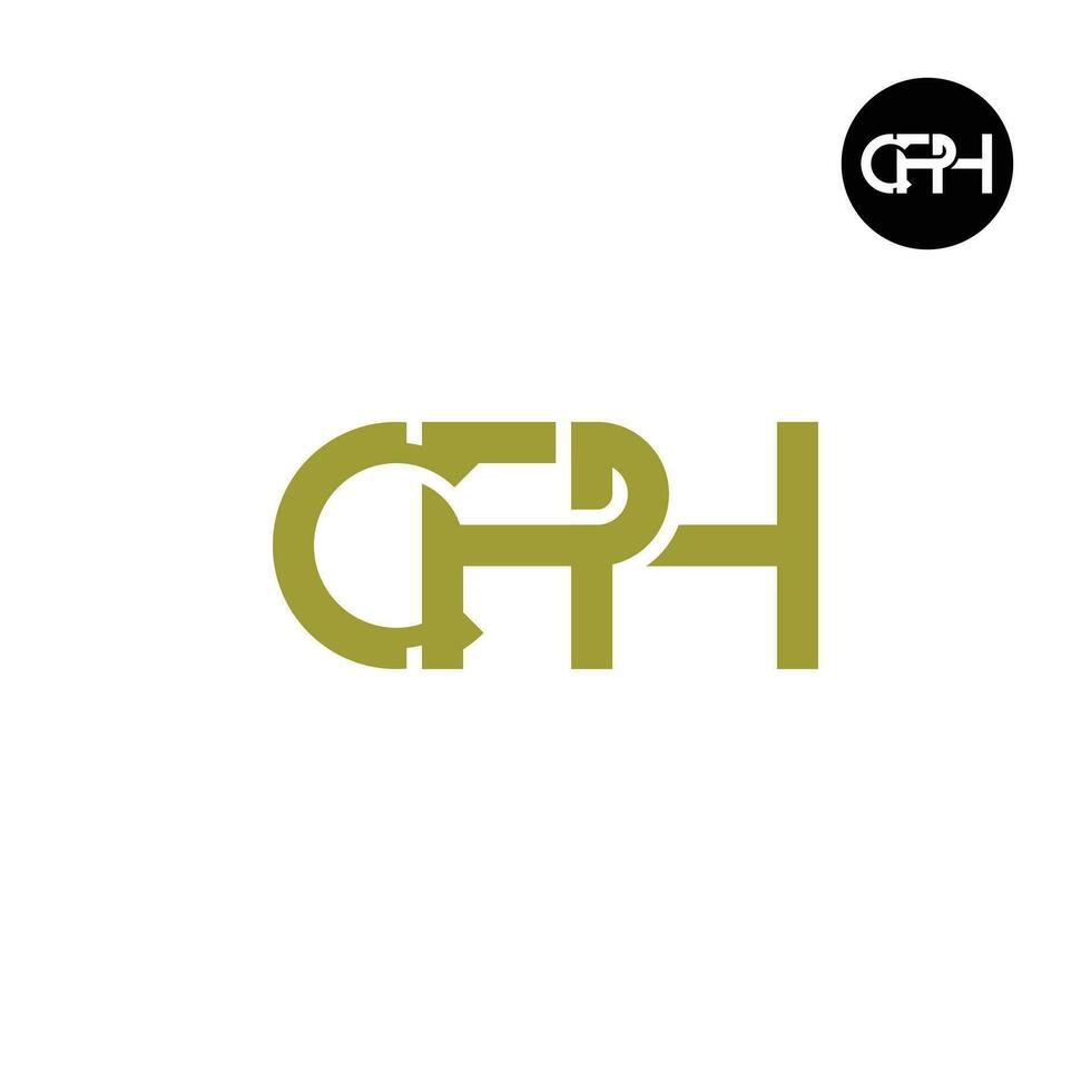 carta cph monograma logotipo Projeto vetor