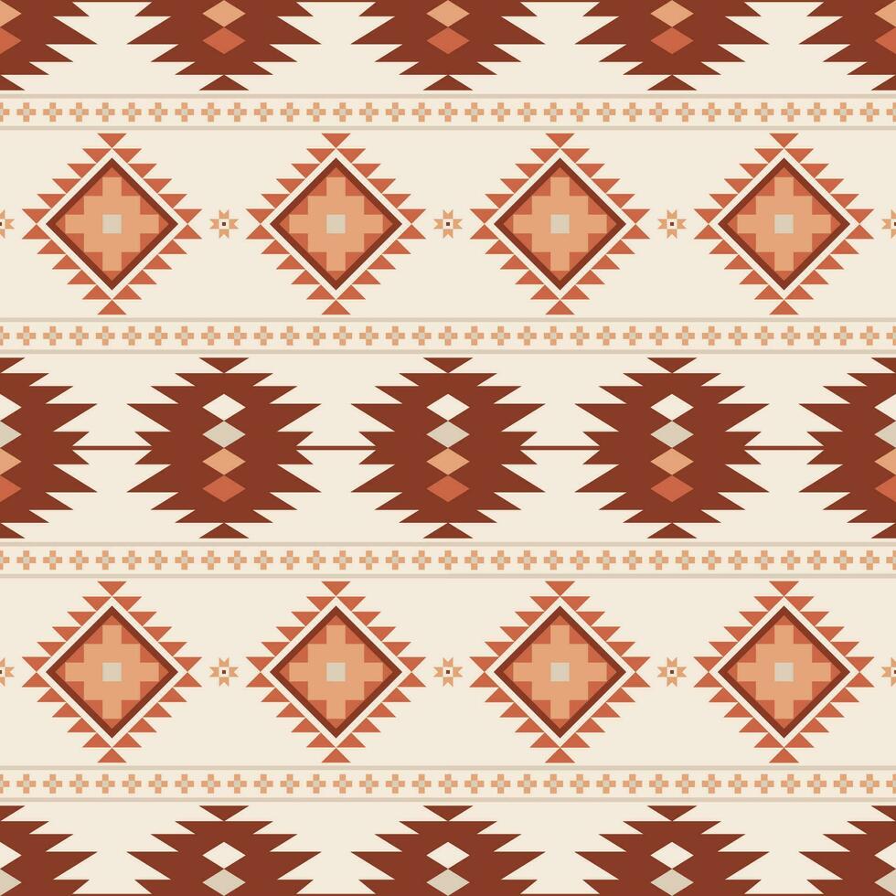 étnico asteca desatado padronizar tribal navajo padrãogeométrico enfeite vetor ilustração dentro boho estilo tapete têxtil impressão textura