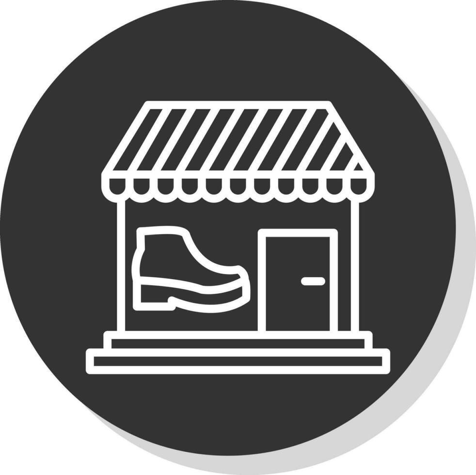 sapato fazer compras vetor ícone Projeto