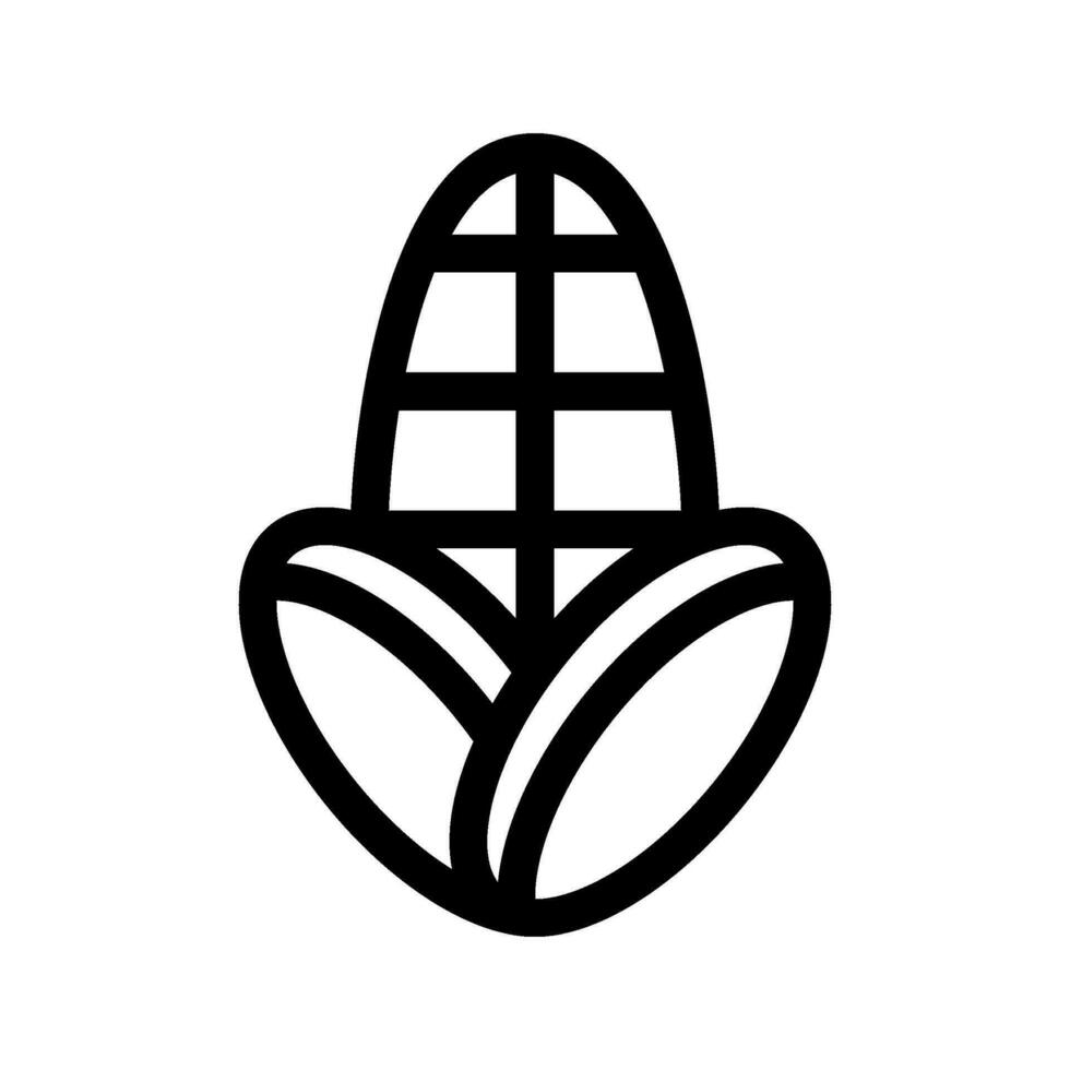 milho ícone vetor símbolo Projeto ilustração