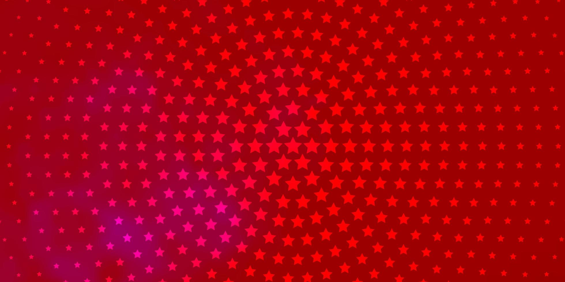 luz rosa, vermelho vetor padrão com estrelas abstratas. desfocar design decorativo em estilo simples com estrelas. design para a promoção de seus negócios.