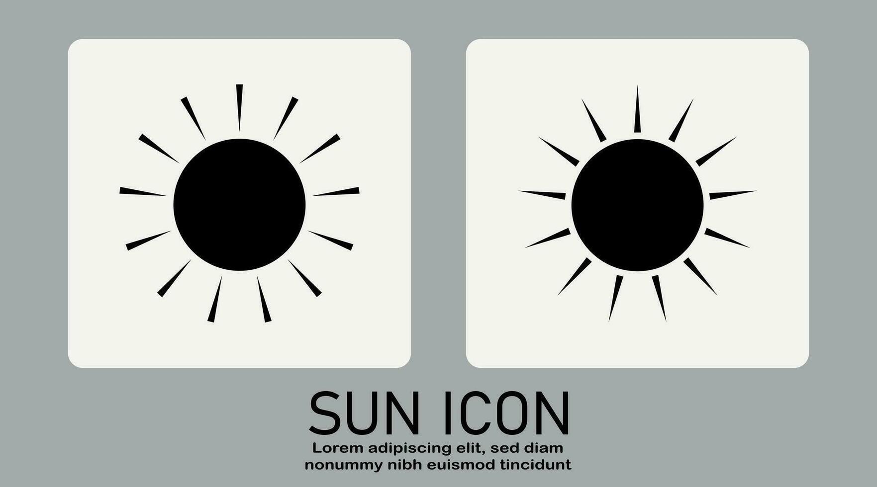 nascer do sol ou pôr do sol ícone, Sol ícone vetor isolado em branco fundo.