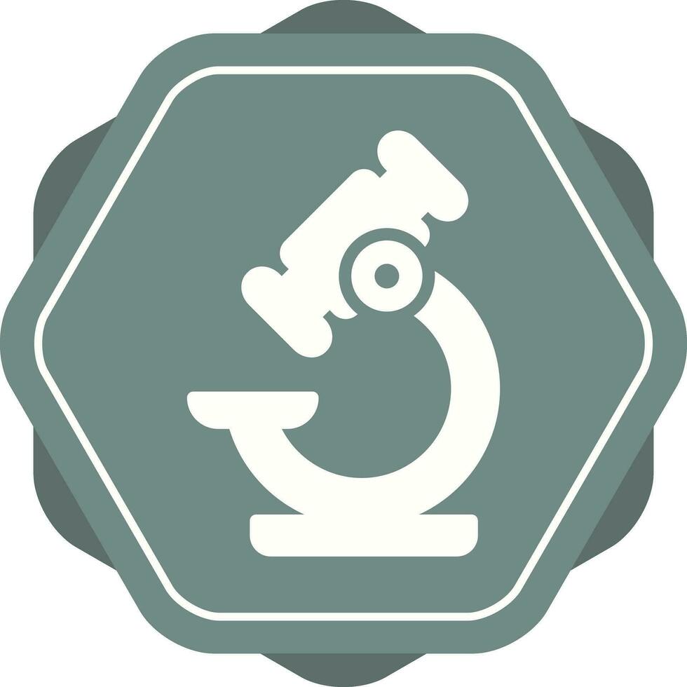ícone de vetor de microscópio