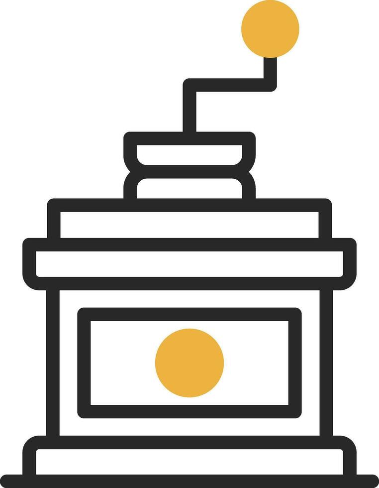 design de ícone de vetor de moedor de café