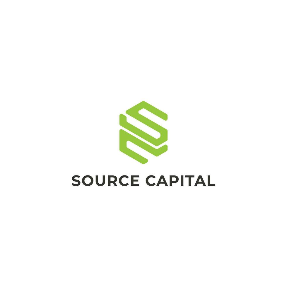 s c sc cs inicial logotipo Projeto vetor gráfico idéia criativo dentro verde cor isolado em branco fundo aplicado para o negócio e finança companhia logotipo Projeto inspiração modelo