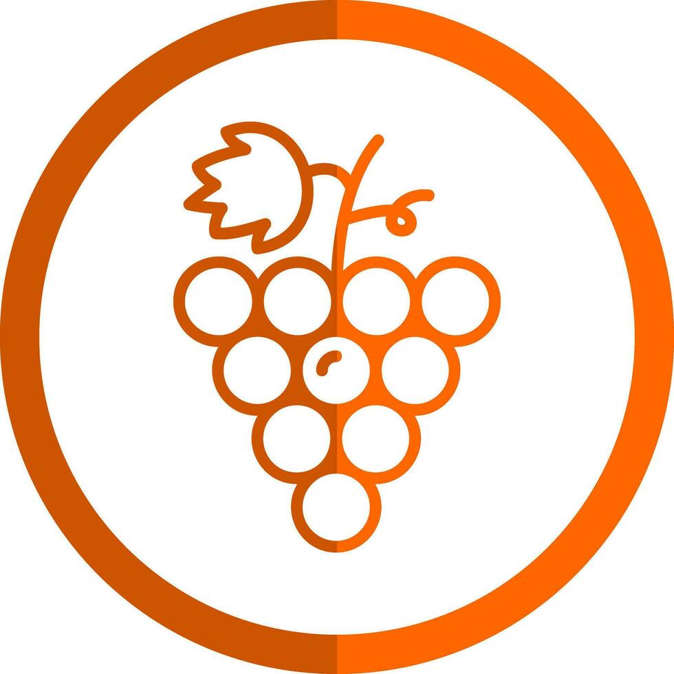 design de ícone de vetor de uvas