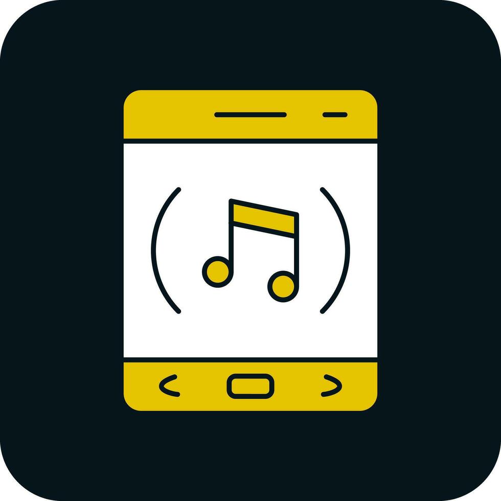 música aplicativo vetor ícone Projeto