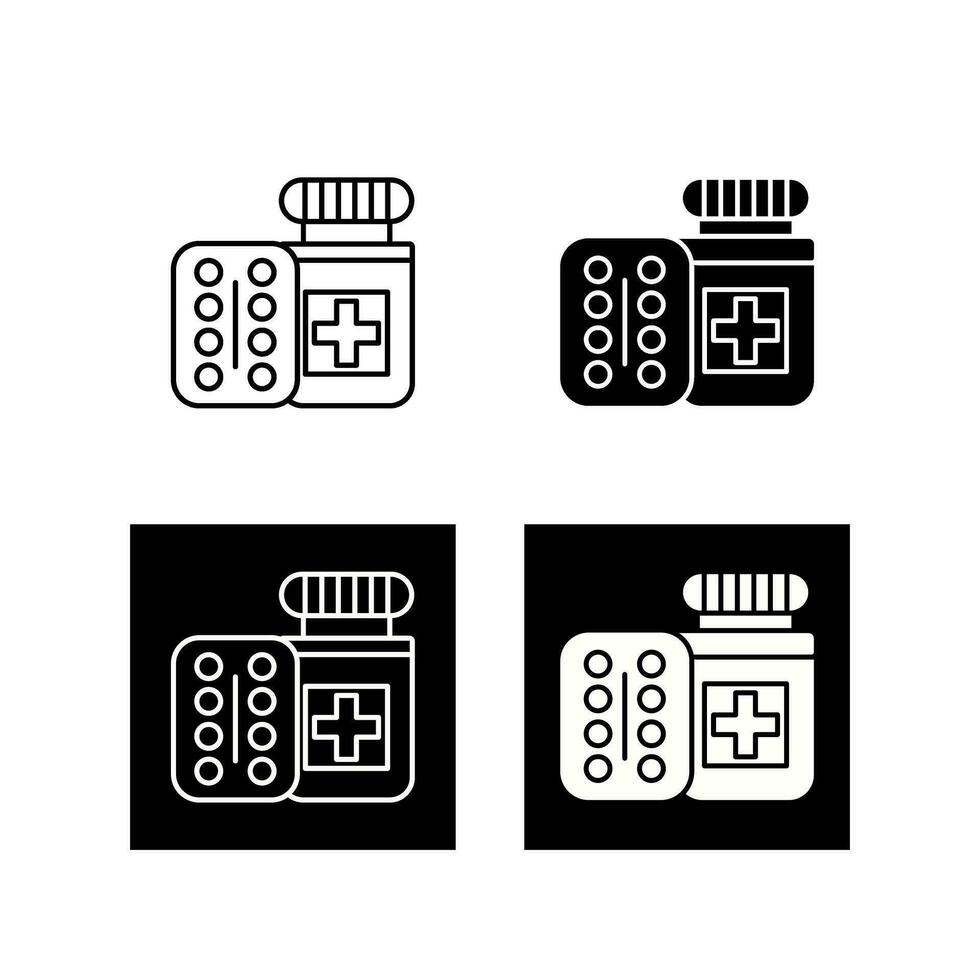 ícone de vetor de medicação